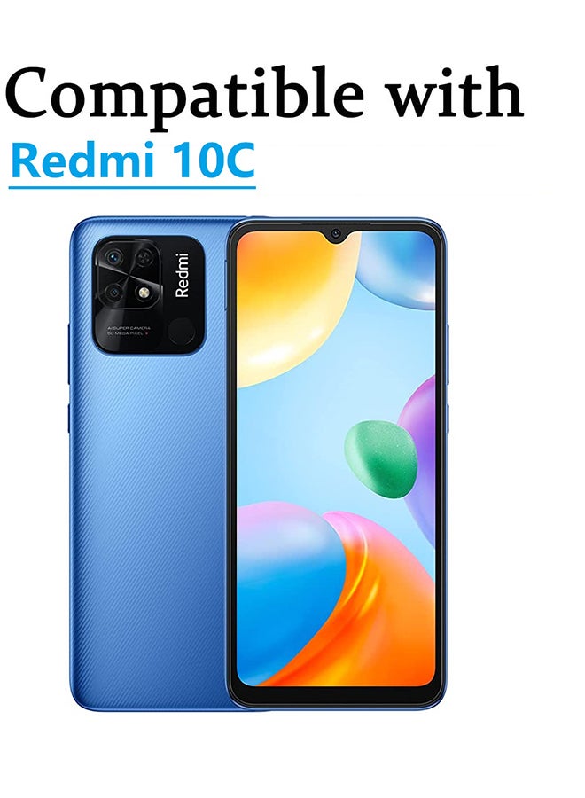 O Ozone Tempered Glass Screen Protector Compatible for Redmi 10C 2 Per Pack Full Coverage 9H Hardness Anti-Scratch Case Friendly Screen Guard - Image 2