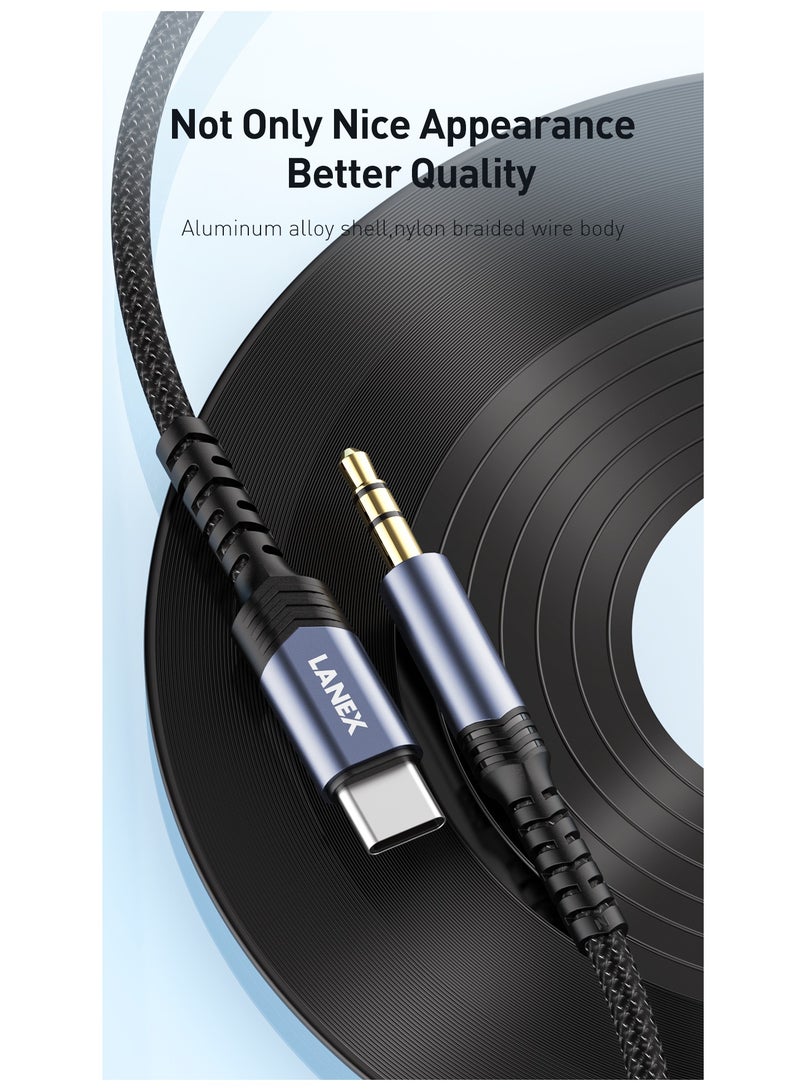 LANEX Aux Type C cable 1.20 meters, model LH12 - Image 2