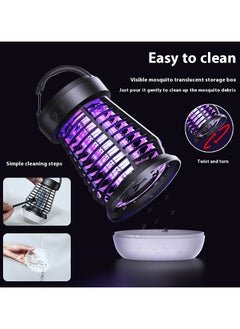 ARNOTEC Smart light wave mosquito killer lamp | 365-395NM dual light source accurately attracts mosquitoes, 360° all-round coverage, powerful electric shock to kill mosquitoes, suitable for indoor and outdoor, non-toxic and environmentally friendly, efficient mosquito repellent!  - Image 3