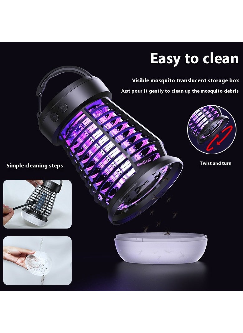 ARNOTEC Smart light wave mosquito killer lamp | 365-395NM dual light source accurately attracts mosquitoes, 360° all-round coverage, powerful electric shock to kill mosquitoes, suitable for indoor and outdoor, non-toxic and environmentally friendly, efficient mosquito repellent!  - Image 3