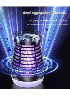 ARNOTEC Smart light wave mosquito killer lamp | 365-395NM dual light source accurately attracts mosquitoes, 360° all-round coverage, powerful electric shock to kill mosquitoes, suitable for indoor and outdoor, non-toxic and environmentally friendly, efficient mosquito repellent!  - Image 4