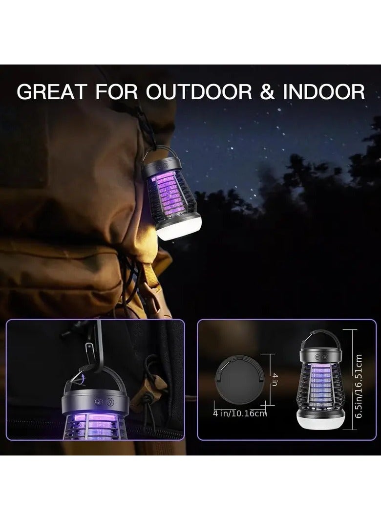 Smart light wave mosquito killer lamp | 365-395NM dual light source accurately attracts mosquitoes, 360° all-round coverage, powerful electric shock to kill mosquitoes, suitable for indoor and outdoor, non-toxic and environmentally friendly, efficient mosquito repellent!