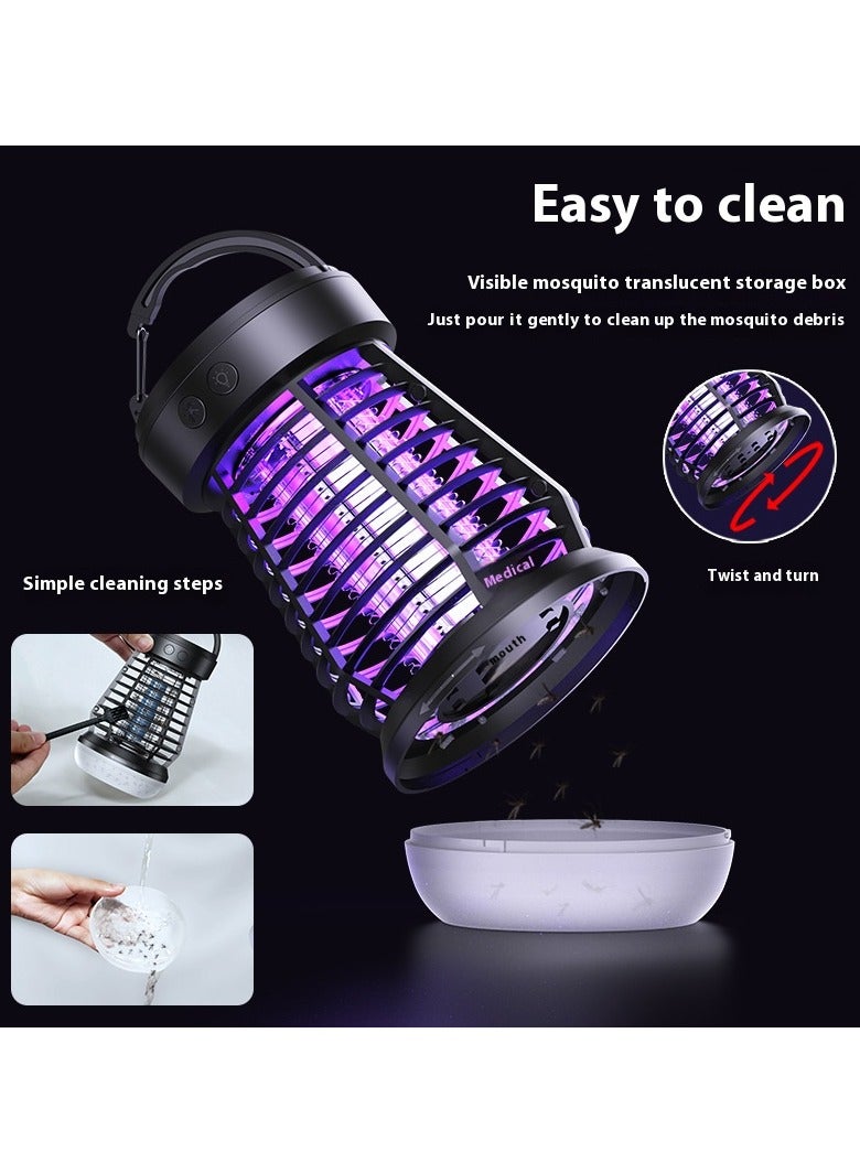 ARNOTEC J10 UV Mosquito Killer Lamp, 365–395nm Electric Bug Zapper with LED Light, USB Rechargeable, IP65 Waterproof, Non-Toxic Indoor & Outdoor Mosquito Trap for Home, Garden & Camping - Image 4