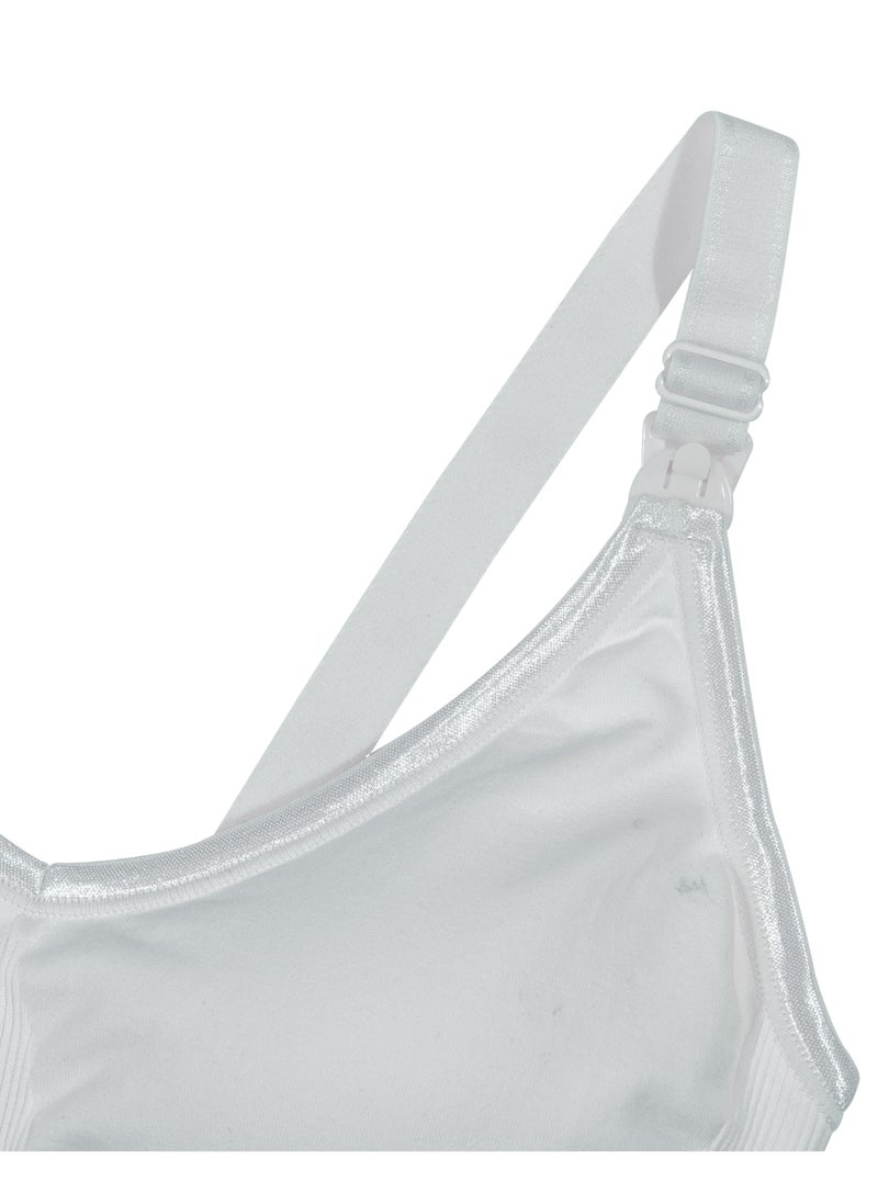 Okus - Original Full Cup Maternity And Nursing Bra Light Grey X Large - Image 1