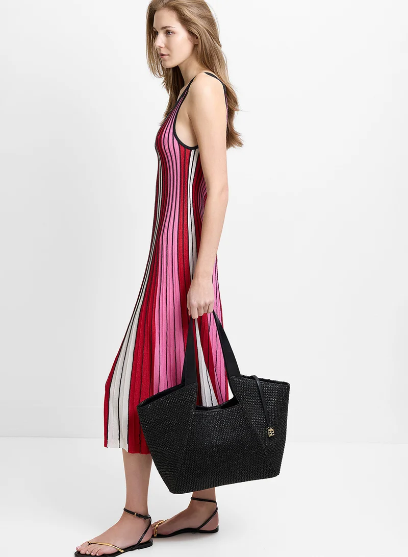 فرنش كونكشن Women Black Sola Tote Bag