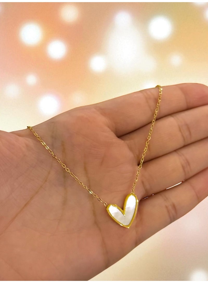 Casual collection Elegant Stainless Steel Gold Plated Necklace For Women - Image 1