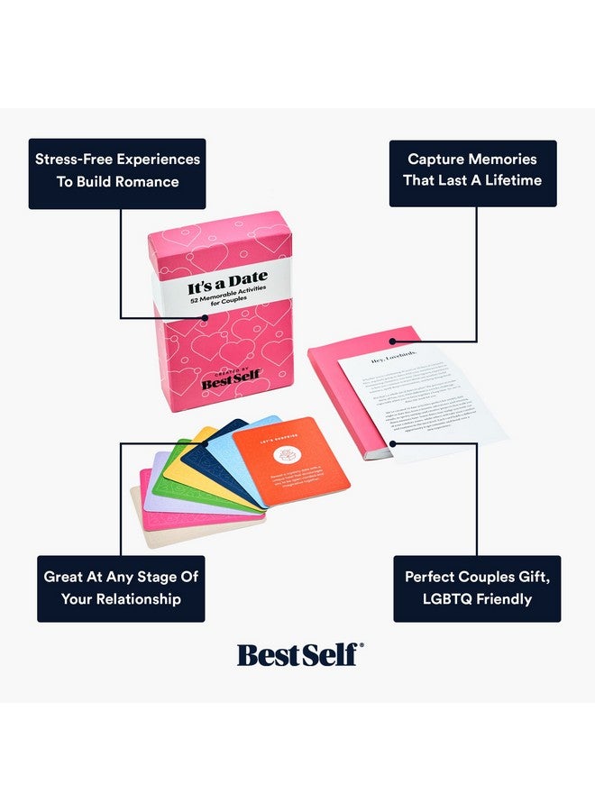 BestSelf Co. أفضل ذات - 52 فكرة موعد لا تُنسى للأزواج - لعبة بطاقات ليلية ممتعة لإضافتها إلى مجموعة ألعاب الأزواج. - Image 3