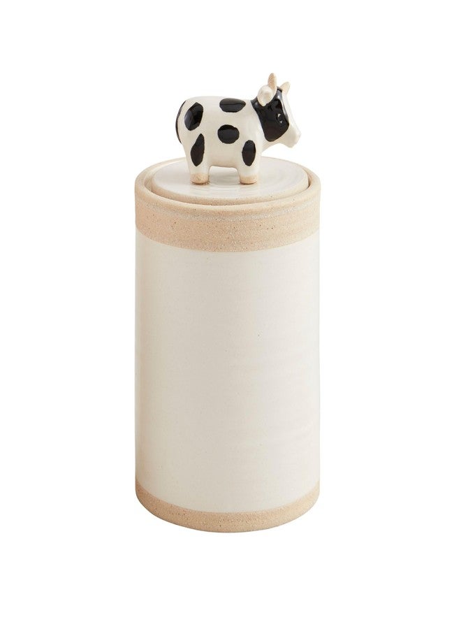 Mud Pie Cow Farm Animal Icon Canister