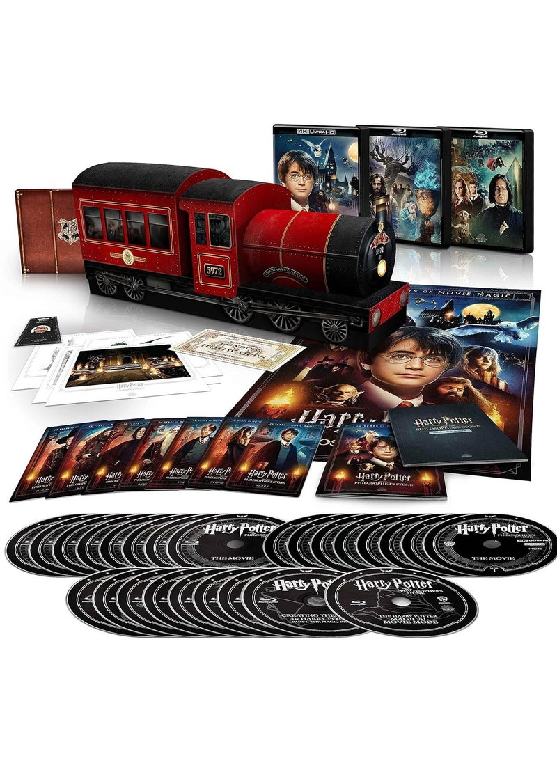 Harry Potter -  Blu-ray 4K - 20th Anniversary Complete Collector's Edition 8 Film Collection - 25 Movie Discs Hogwarts Express Train Packaging - pzsku/ZD9EABF5355EA685DD273Z/45/_/1733915068/b65c55ba-ce04-40dc-a6f7-bb41880cd16f