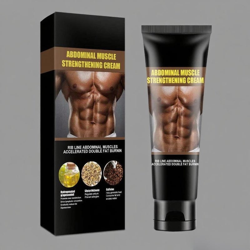 60g Abdominal Muscle Strengthing Cream Burn Fat Reduce Calories Shape Body for Lazy People - Image 1