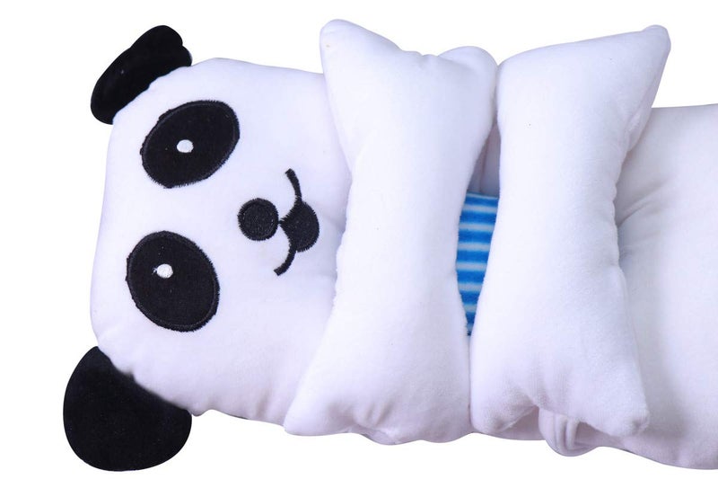 Hellobaby HELLO BABY Pillow For Kids Soft Plush Cushion Material Cute Cartoon Shape Positioner Shaping Adjustable Pillow For New Born Babies (White, 0-12 Months),Cotton - Image 2