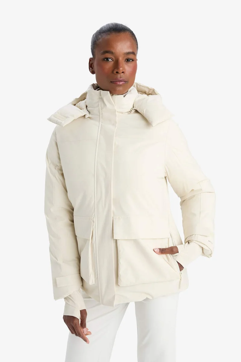 ديفاكتو DeFactoFit Waterproof Fit Hooded Zippered Winter Jacket