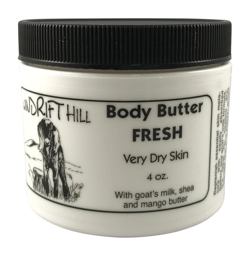 Windrift Hill Body Butter for Very Dry Skin Fresh lily and grapefruit