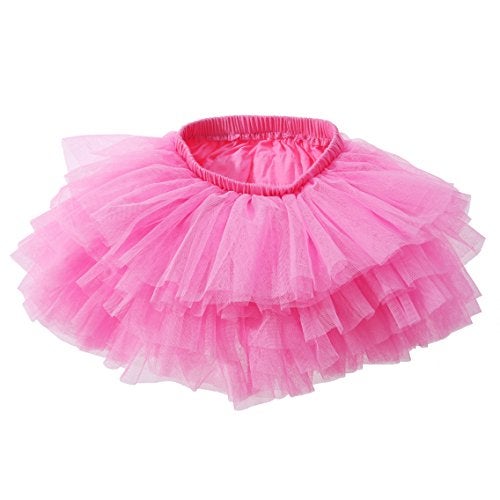 elamccor Tutu Skirt for Baby Girl Toddler 6 Layered Tulle Skirts 1-8T - Image 3
