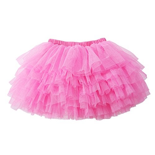 elamccor Tutu Skirt for Baby Girl Toddler 6 Layered Tulle Skirts 1-8T - Image 2