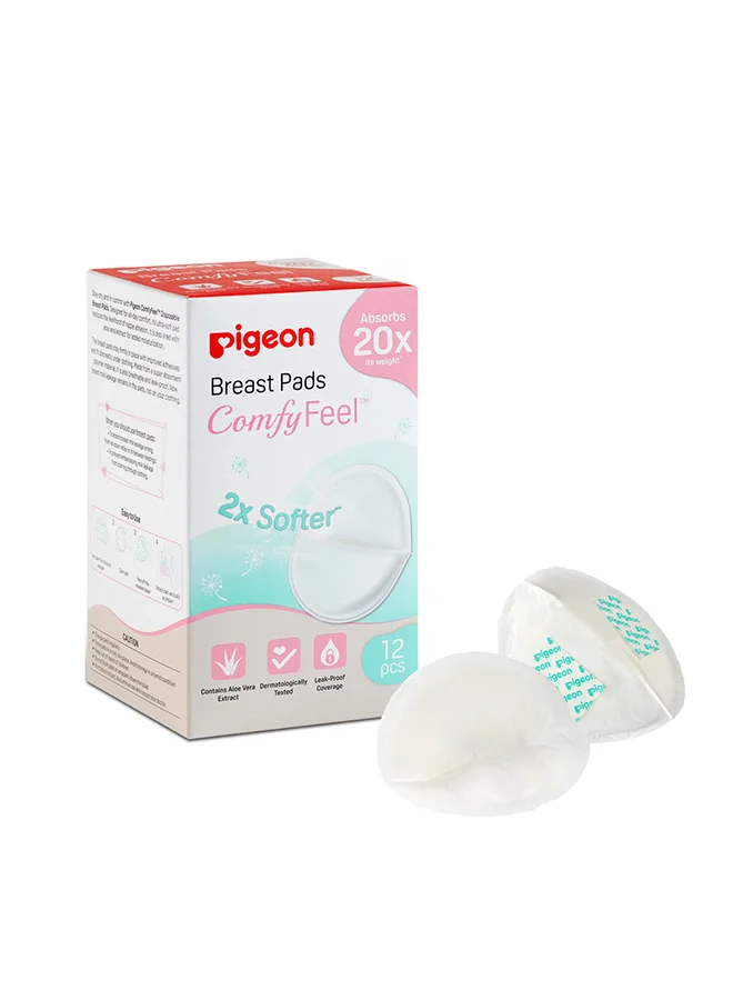 بيجون 12 Pieces Breast Pad Comfyfeel Box, English/Arabic
