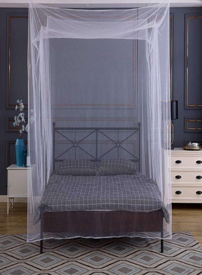 Tebery Bed Canopy for King Size Bed, Extra Large Screen Net with Carry Bag, 2 Openings Hanging Kit for Indoor Outdoor Use, Single to King, Easy Installation - Image 1