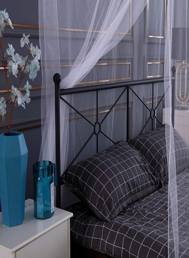 Tebery Bed Canopy for King Size Bed, Extra Large Screen Net with Carry Bag, 2 Openings Hanging Kit for Indoor Outdoor Use, Single to King, Easy Installation - Image 3