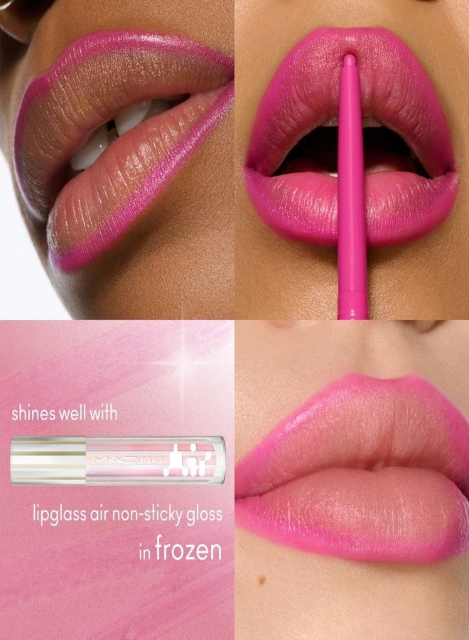 MAC Cosmetics  MAC Lipglazer Glossy Liner – Candy Yum Yum | Bright Blue-Pink Glossy Gel Lip Liner with Satin Shine & Fuller-Looking Lips – 0.01 oz / 0.25g - Image 2