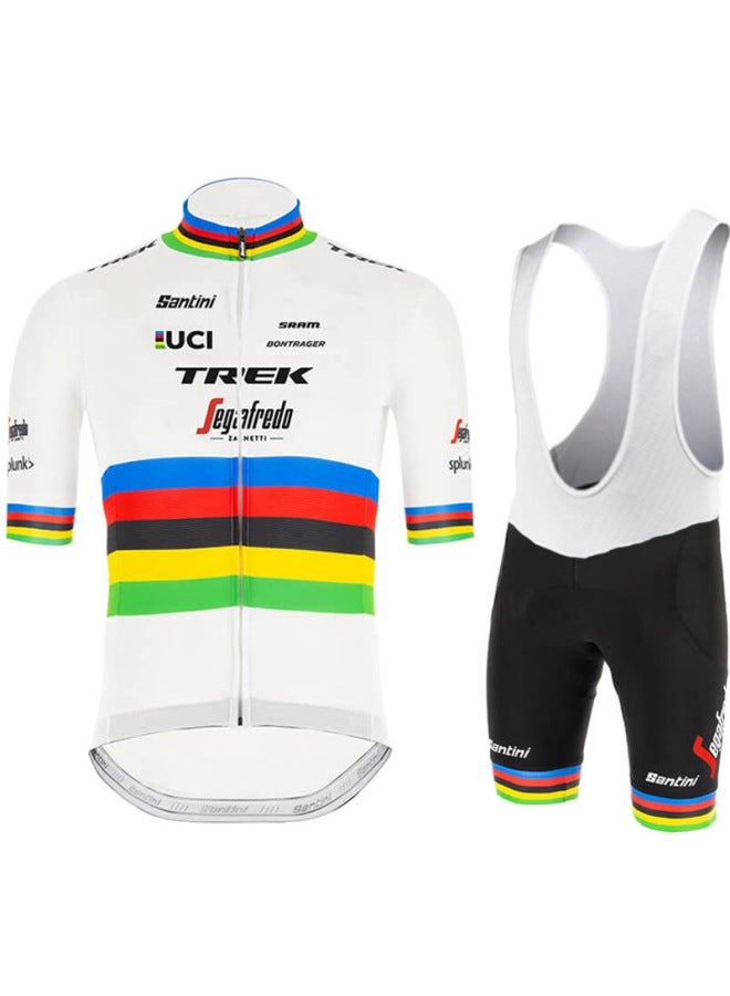 Cycling Clothing For Men And Women, Outdoor Road Cycling Short-sleeved Overalls, Sweat-proof And Breathable
