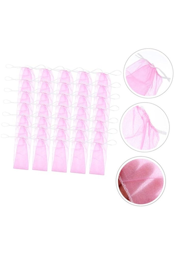 globalstar Globalstar 50 Pcs Portable Pink Disposable Thongs - Essential for Women’s Spa and Travel Comfort  - Image 2