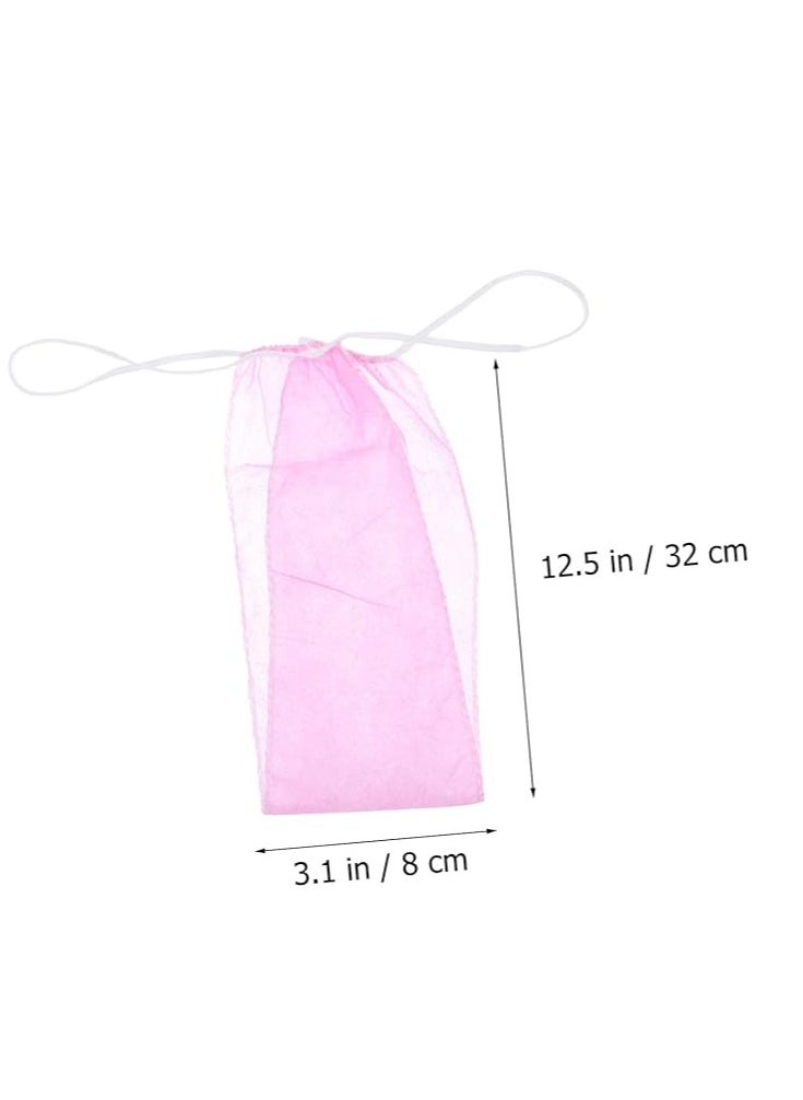 globalstar Globalstar 50 Pcs Portable Pink Disposable Thongs - Essential for Women’s Spa and Travel Comfort  - Image 5
