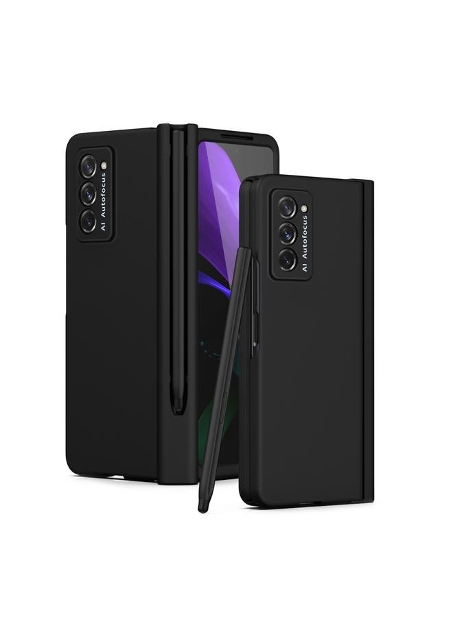 اس-توب جراب لهاتف Samsung Galaxy Z Fold2 5G Macaron Hinge مع قلم ستايلس وإصدار قابل للطي وفيلم واقٍ - Image 1