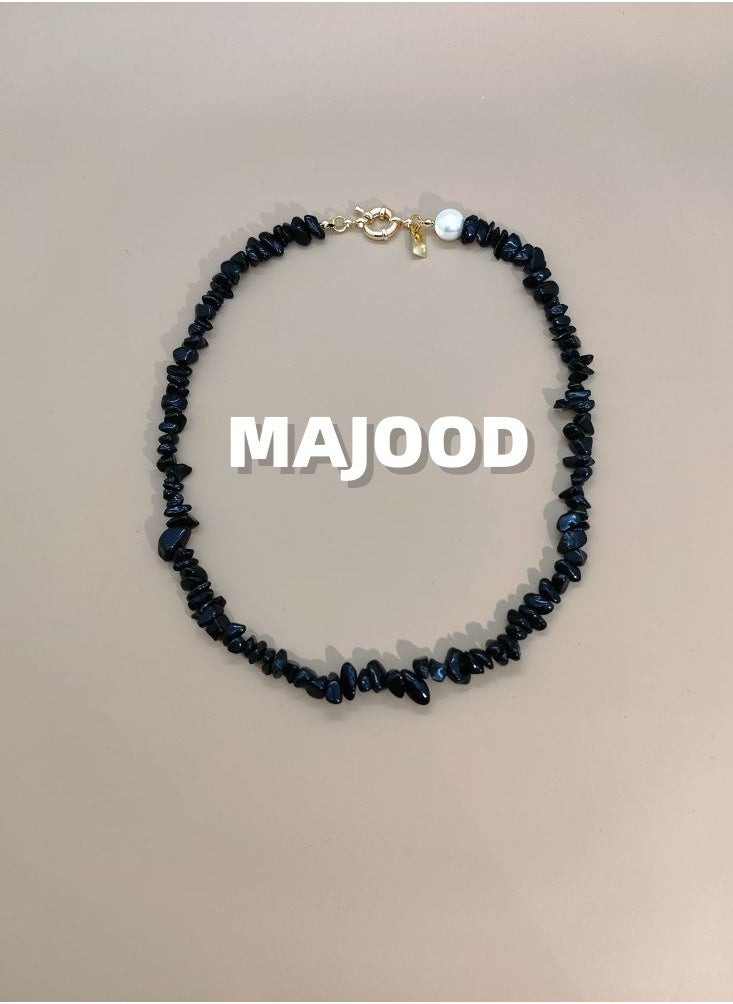 موجود قلادة العقيق الطبيعي  - Image 1