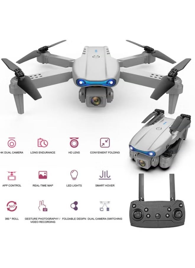 Gravity E99 PRO Drone - Professional 4K HD Dual Camera, Automatic Obstacle Avoidance, Foldable Design, Height Keep, Mini Helicopter for Aerial Photography & Adventure - Image 2