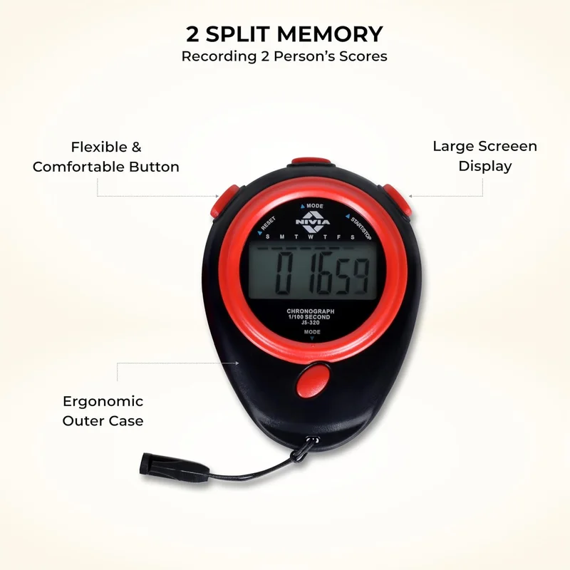 Nivia  Nivia JS-320 Multi-Function Digital Stopwatch  | Best Price UAE