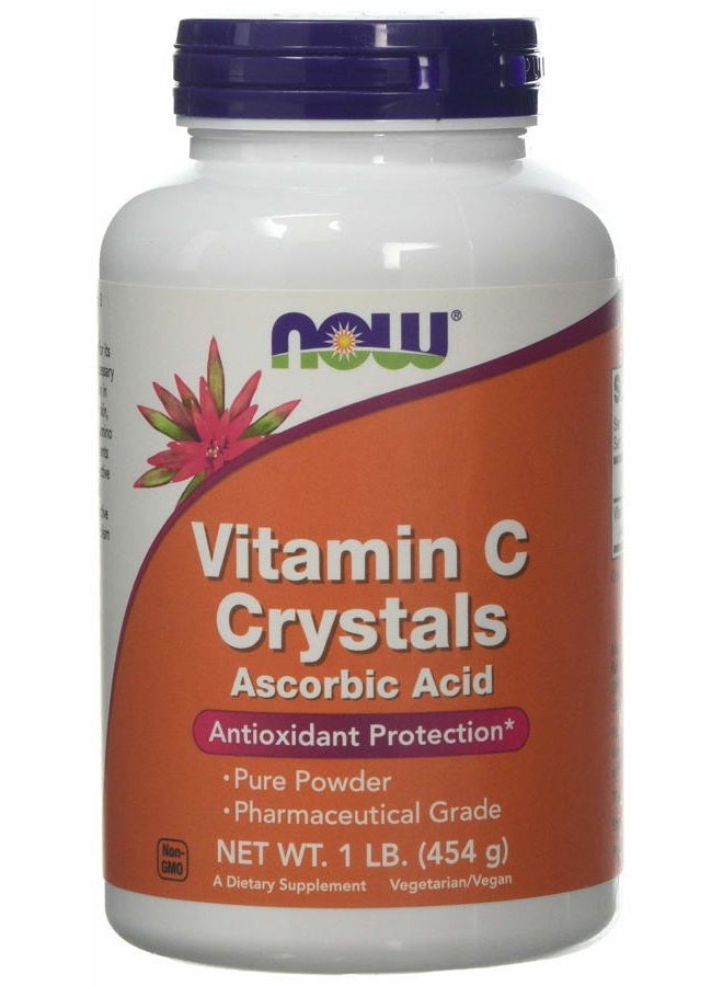 now , Vitamin C Crystals 1 lb - Image 1