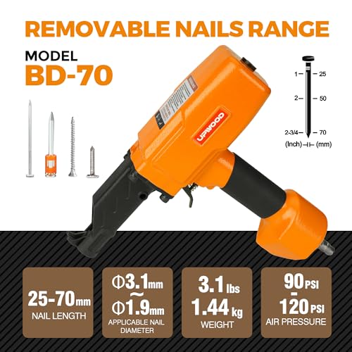 UPWOOD أداة سحب المسامير الهوائية UPWOOD لإزالة المسامير للأخشاب المعاد تدويرها (مثالية للأخشاب اللينة أو المتوسطة الصلابة) - Image 2