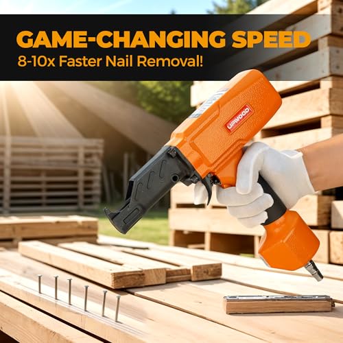 UPWOOD أداة سحب المسامير الهوائية UPWOOD لإزالة المسامير للأخشاب المعاد تدويرها (مثالية للأخشاب اللينة أو المتوسطة الصلابة) - Image 3