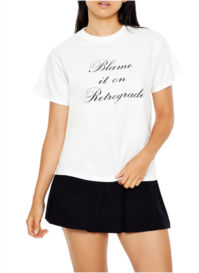 FOREVER 21 - Blame It On Retrograde Tee - Image 1
