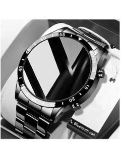 Bluetooth Call Sports Fitness Tracker Heart Rate Monitor IP67 Waterproof Smartwatch For IOS Android Black