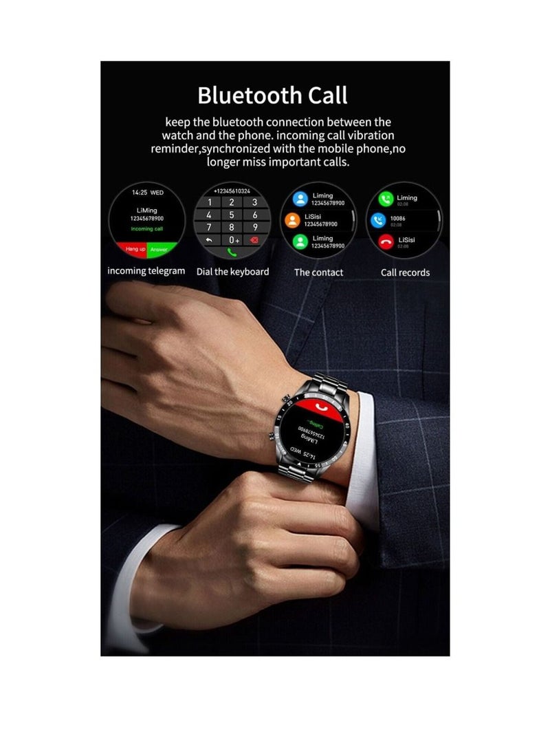 miYou Bluetooth Call Sports Fitness Tracker Heart Rate Monitor IP67 Waterproof Smartwatch For IOS Android Black  - Image 4