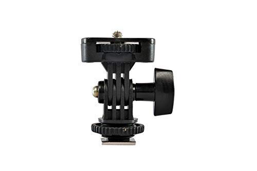 Hanumex® Adjustable Angle Pole Swivel Hot Shoe Mount 1/4" Screw Hot Shoe Mount Adapter for Mounting Video Camcorder Monitors - Image 2