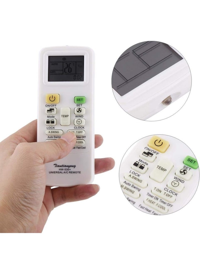 ACLIX Universal Intelligent Air Conditioner,Universal air Conditioner Remote Control Universal air Conditioner Remote Control Remote Control Replacement LCD Screen Controller,Universal air Conditioner - Image 2