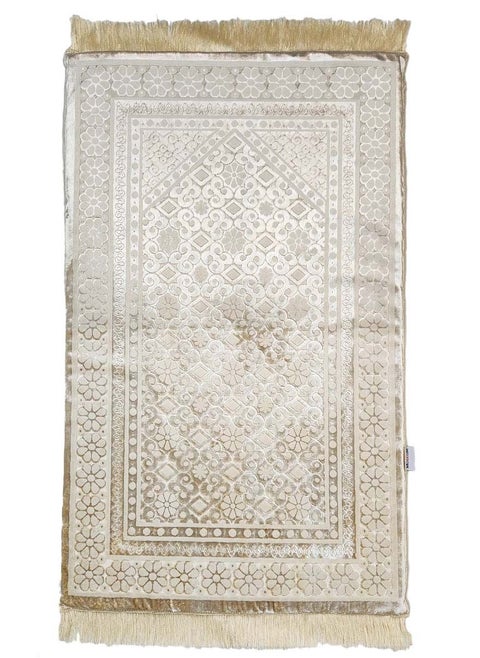 Museum Memory Foam Prayer Mat Dana. Velvet Comfortable Prayer Rug. Elegant Essential Design Sajadah with Foam.