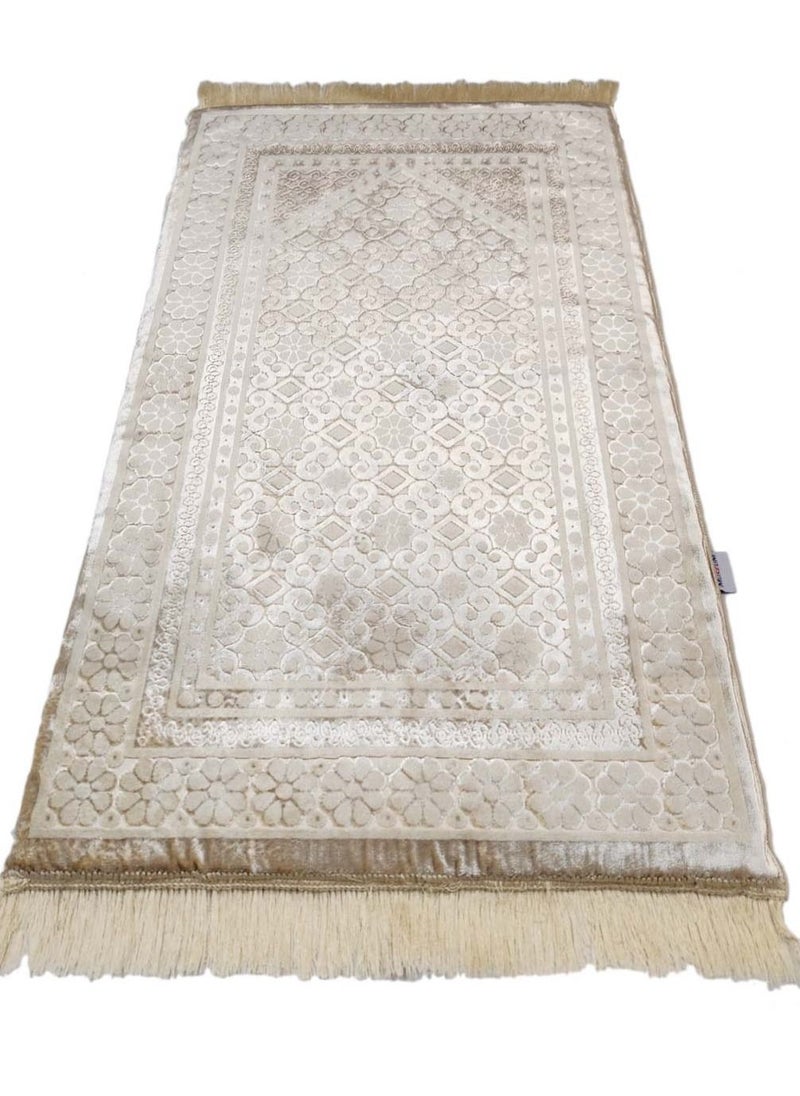 Museum Museum Memory Foam Prayer Mat Dana. Velvet Comfortable Prayer Rug. Elegant Essential Design Sajadah with Foam.  - Image 4