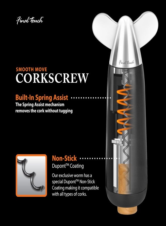 Final Touch Easy Turn Corkscrew with Spring Assist - Image 5