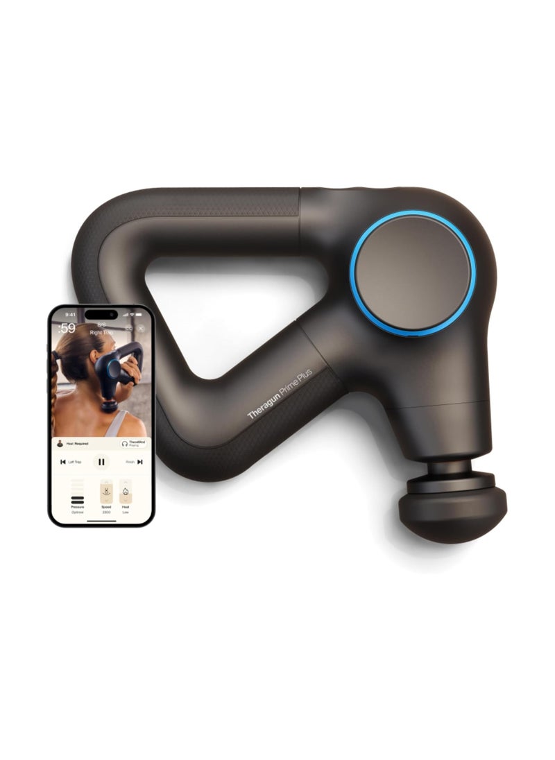 Therabody TheraGun Prime Plus Heated, Powerful Massage Gun for Enhanced Warm-Up & Recovery - Quiet Deep Tissue Percussive Massage Gun for Pain Relief in Neck, Back, Leg, Shoulder and Body (Prime Plus)  - Image 1