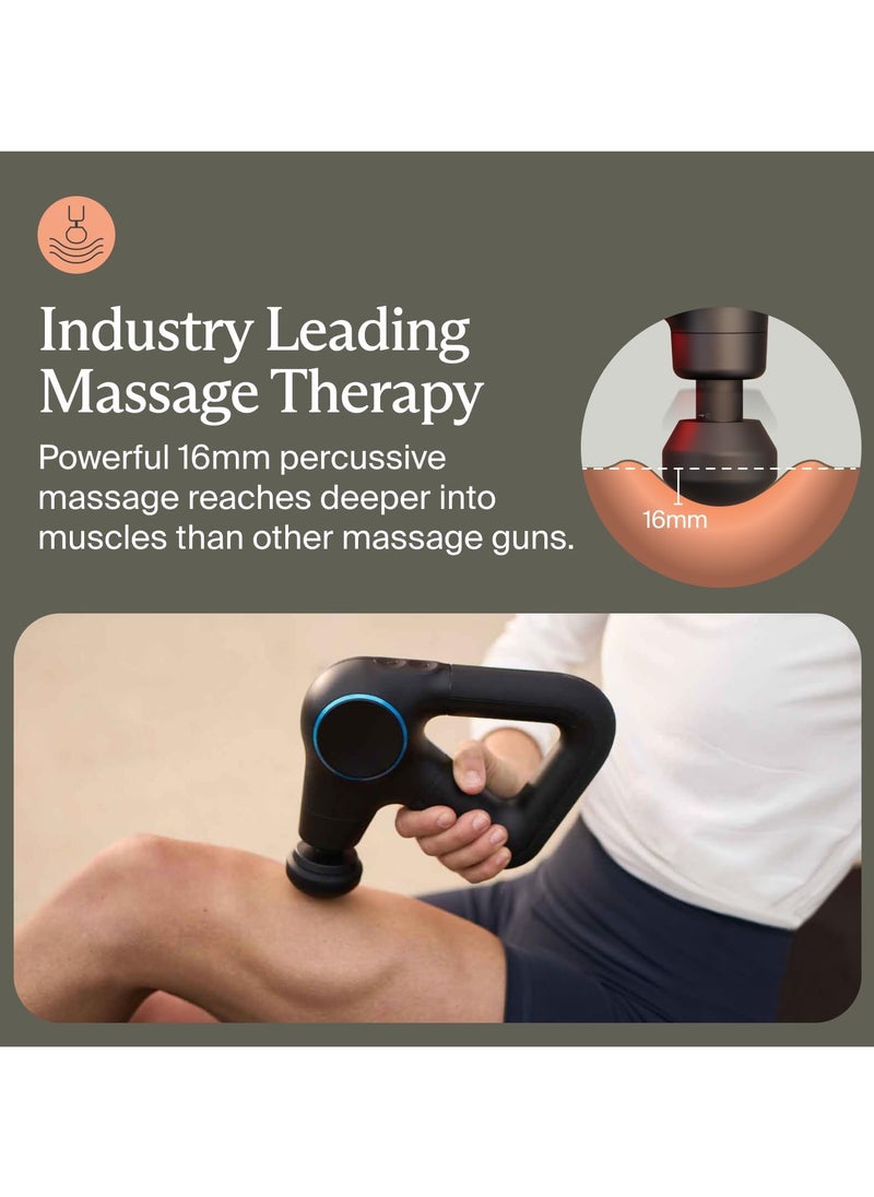 Therabody TheraGun Prime Plus Heated, Powerful Massage Gun for Enhanced Warm-Up & Recovery - Quiet Deep Tissue Percussive Massage Gun for Pain Relief in Neck, Back, Leg, Shoulder and Body (Prime Plus)  - Image 4