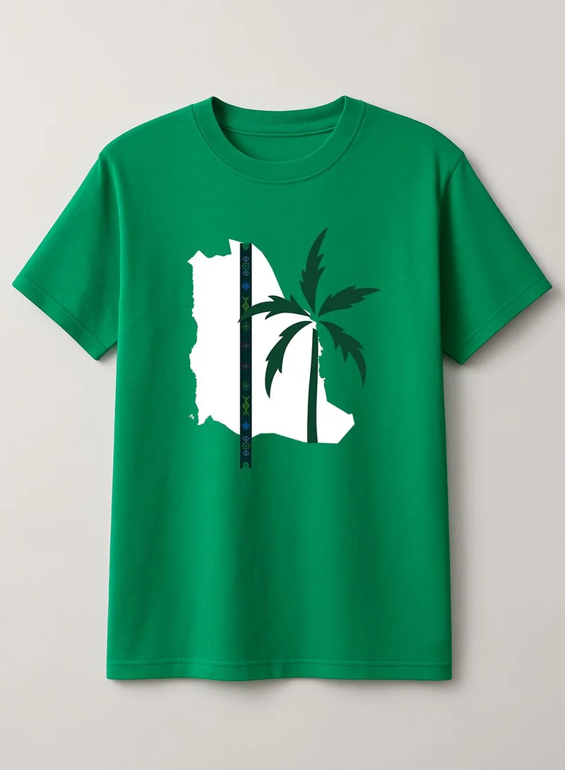 Lowha Cotton T-Shirt for Saudi National Day, Founding Day, Everyday Saudi Pride Wear for Women & Men