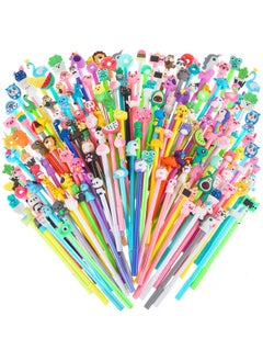 Marspark 200 Pieces Cute Cartoon Gel Ink Pens, Black Ink, Various Animal Series, Suitable For Kids, Office, School Supplies  - Image 1