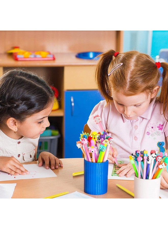 Marspark 200 Pieces Cute Cartoon Gel Ink Pens, Black Ink, Various Animal Series, Suitable For Kids, Office, School Supplies - Image 4