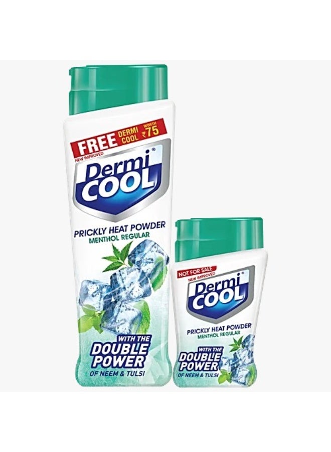 Dermicool Dermi Cool Prickly Heat Powder Menthol Regular, 150 g (Dermicool 60g free) - Image 1