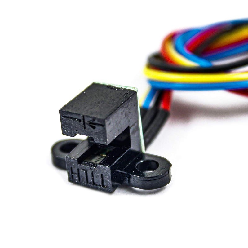 DOUKI 1 pcs 5V Photoelectric Encoder Sensor Module Disk Code Wheel Module Encoder Code Disc Module for Smart car Laser Cutting Quadrature Signal Output - Image 2