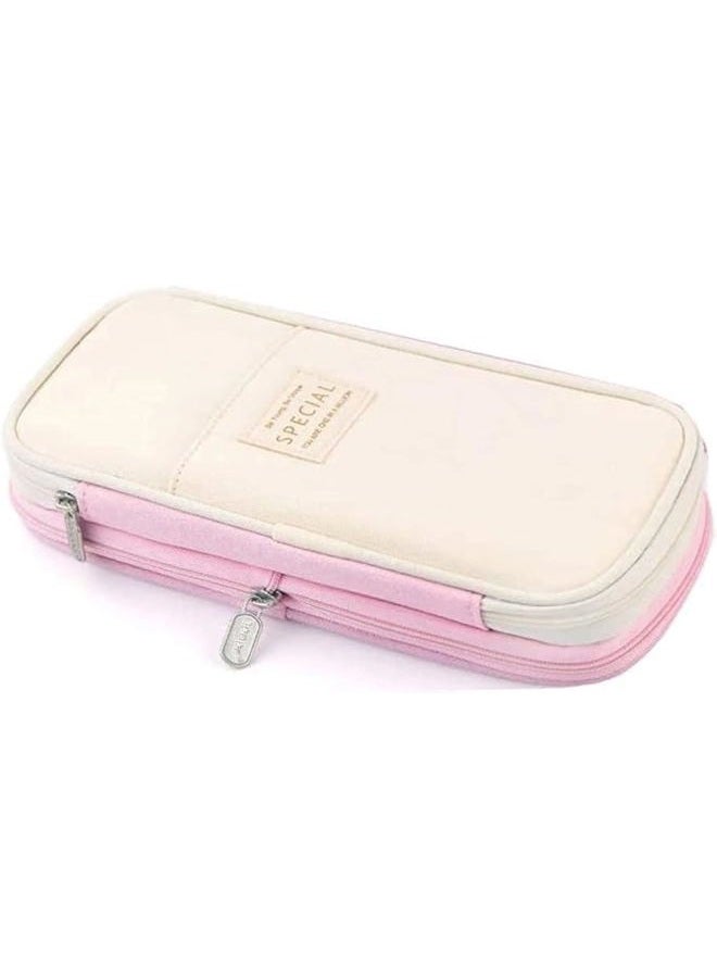 ARNUIXTY Large Storage Pencil Case Pen Bag with Zipper Big Capacity Pouch Organizer for Office Travel Holder Box - Image 1