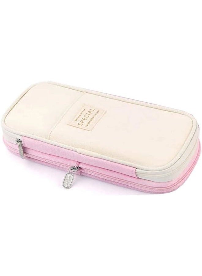 ARNUIXTY Large Storage Pencil Case Pen Bag with Zipper Big Capacity Pouch Organizer for Office Travel Holder Box - Image 4